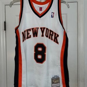 Official Mitchell & Ness Latrell Sprewell 1998-99 New York Knicks Jersey